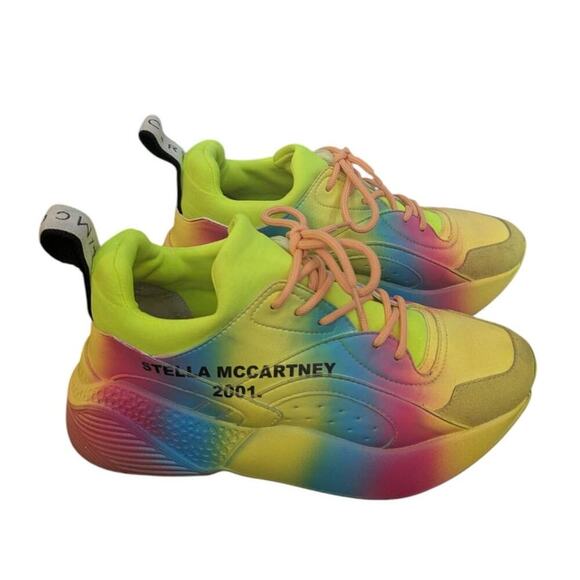 Stella McCartney Chunky Sneakers Rainbow Eclypse As Seen on Taylor Swift Size 6 - Picture 12 of 13
